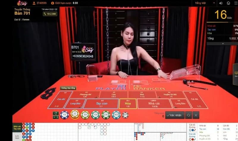 AE Sexy cung cấp các trò chơi casino live