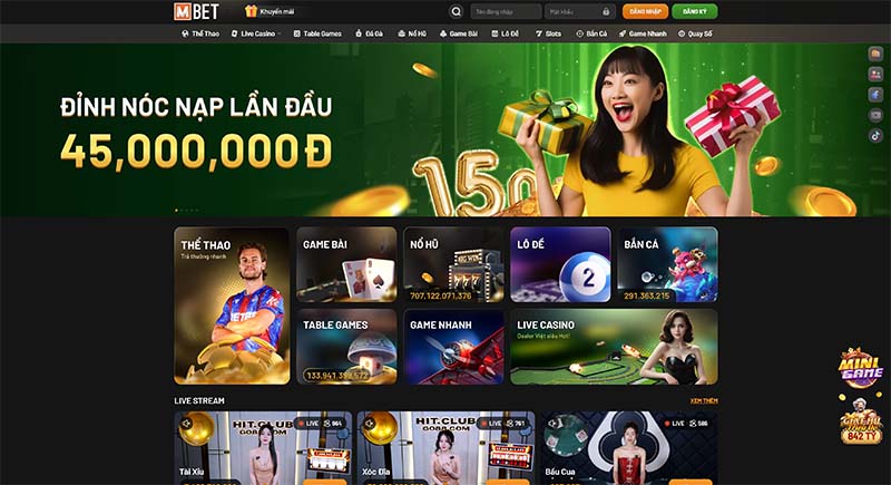 Cược thể thao tại MBET – Tỷ lệ kèo cao, đa dạng giải đấu